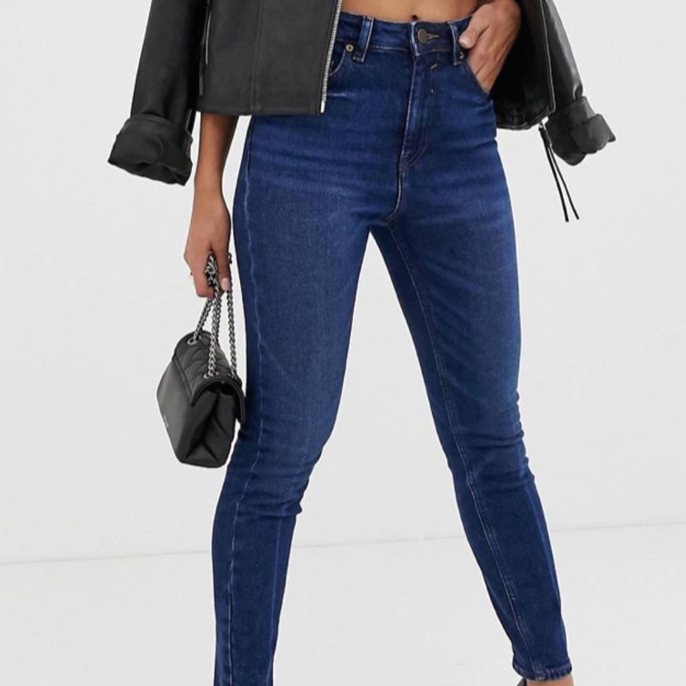 ASOS DESIGN super high rise firm 'skinny' jeans (US Size 6)